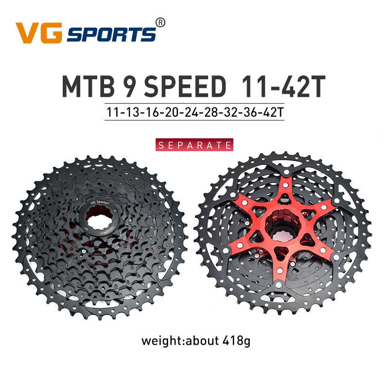 ❥ VG กีฬา9 10 11 Speed MTB จักรยาน Freewheel Ultralight 9V 10V 11V 46T/50T Mountain