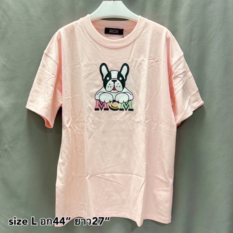 ♞,♘,♙ ของแท้ 100% .* New พร้อมส่ง .* MCM TSHIRT เสื้อยืด MCM TYR