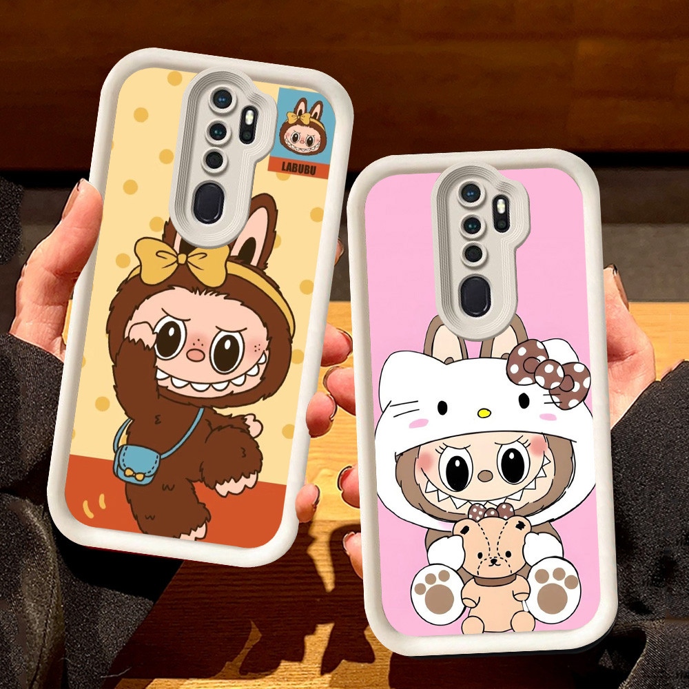 เคสสีขาวสําหรับ OPPO Reno A37 A83 A9 F11 2F A39 A5 2020 2Z Pro S90 LABUBUBU