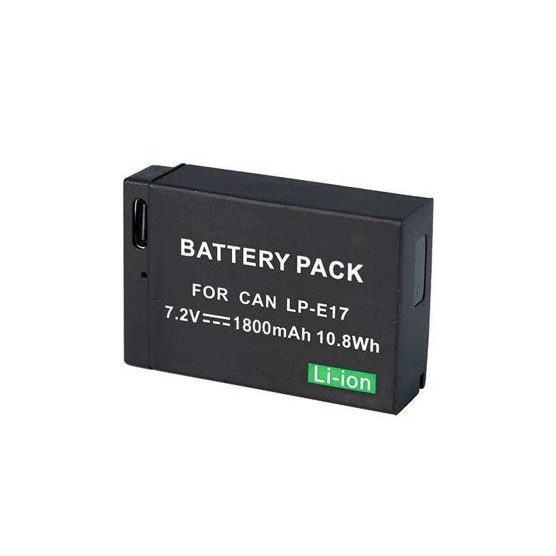 ▥ E17 Lpe17 Lp ของแท้แบตเตอรี่ Lp-E17 1800มิลลิแอมป์ต่อชั่วโมงสำหรับ Canon Eos Rp 200D 250D M3
