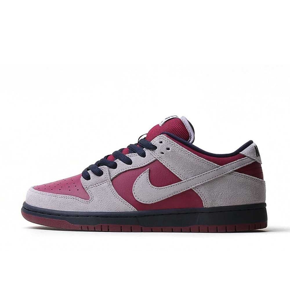 ฟิกเกอร์ Nike SB Dunk Low Pro "Burgundy Grey" Sneakers BQ6817-001 Like New