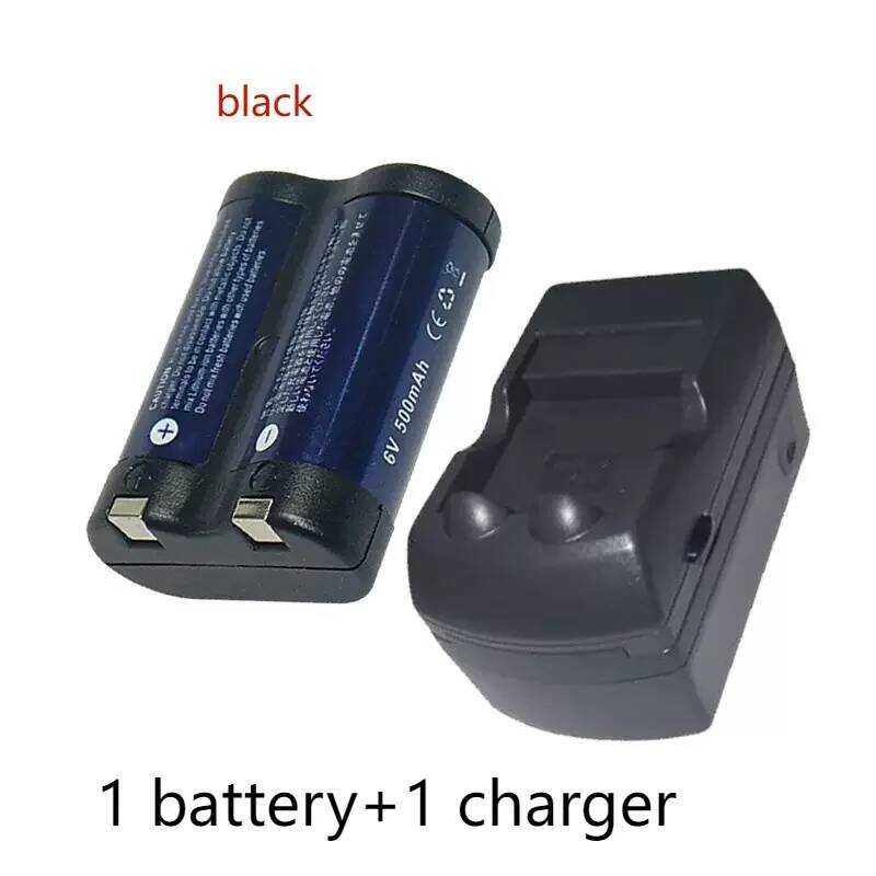 ❃ ชุดแบตเตอรี่กล้องชาร์จได้สำหรับ2cr5  R2cr5 Canon 1, EOS 3แบตเตอรี่ลิเธียมแบบชาร์จไฟได้6v แบตเต    