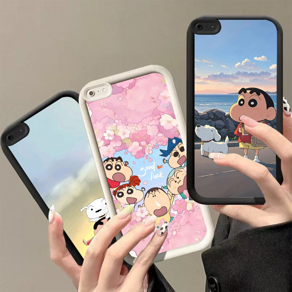 AA-7 Crayon Shinchan กันกระแทกสําหรับ OPPO A37 A39 A83 F5 Realme C30S C30 P1 Narzo N65 50i Prime Pro