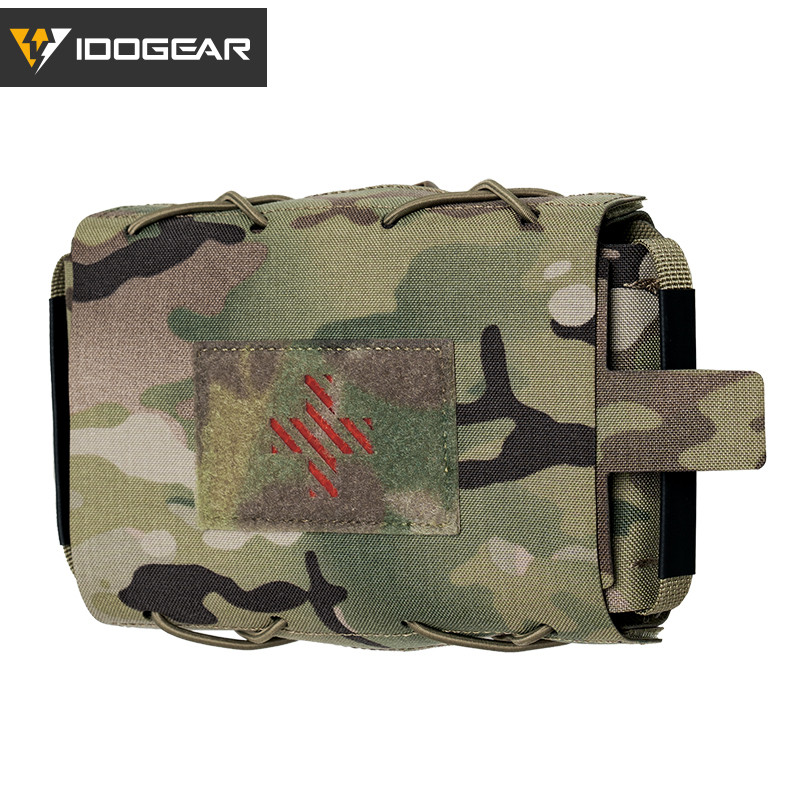 IDOGEAR ยุทธวิธีกระเป๋าทางการแพทย์ MOLLE Hook & Loop ขนาดใหญ่ 35132