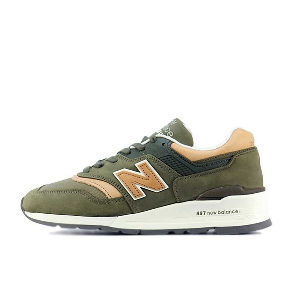 New Balance 997 Green Orange Unused