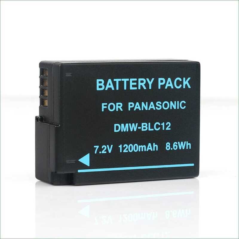 ▥ Dmw-Blc12แบตเตอรี่1200mah Batterie สำหรับ  Dmc-Fz2000 Dmc-Fz200 Dmc-Fz2500 Dmc-Fz250