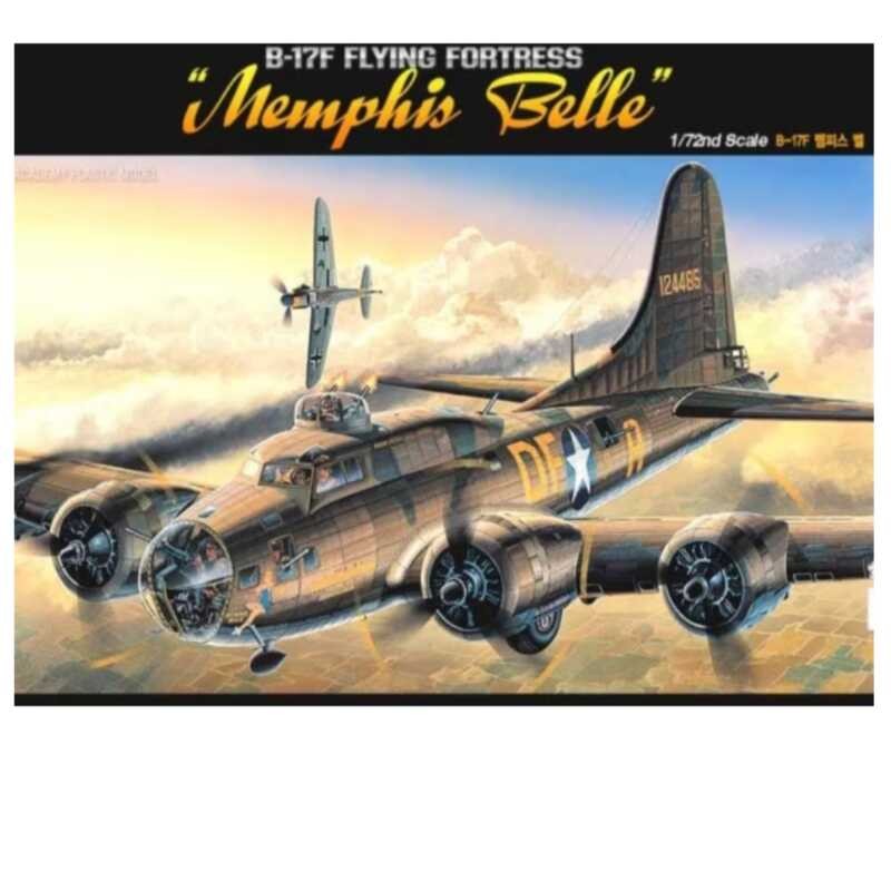ชุดโมเดล Academy 12495 1/72 B-17F Flying Fortress Memphis Belle