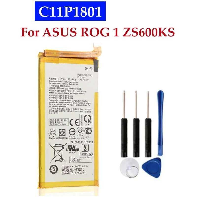 ❥ แบตเตอรี่สำรองสำหรับ ROG 3 2 1 Zs661kl Zs600kl Zs660kl Rog3 C11p1903 C11