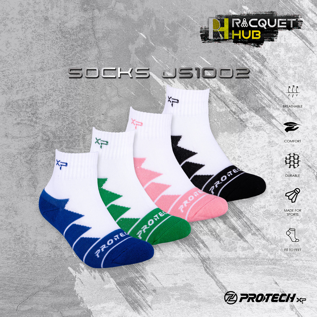PROTECH Junior Cotton Sport Sock JS1002 (4 สี)