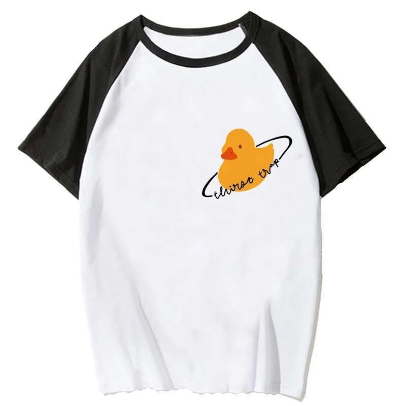Quackity ฤดูร้อน Top Tees ผู้ชายมังงะ Streetwear Vintage Grunge เสื้อยืด Top Tees Streetwear ผู้ชาย 