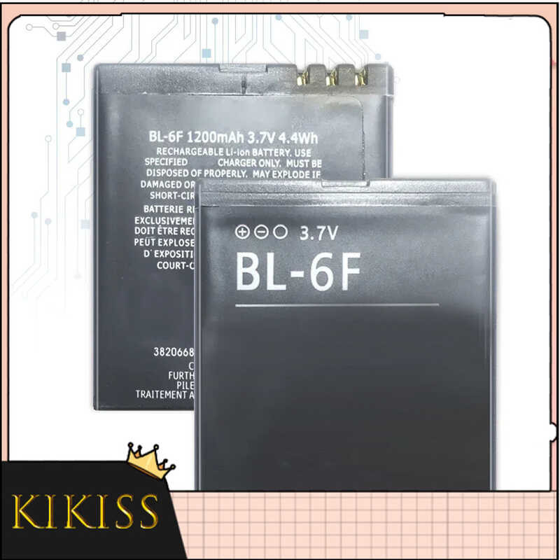 Nokia N78 N79 N95 6788 6788I BL 6F BL-6FOriginal แบตเตอรี่ 1200mAh