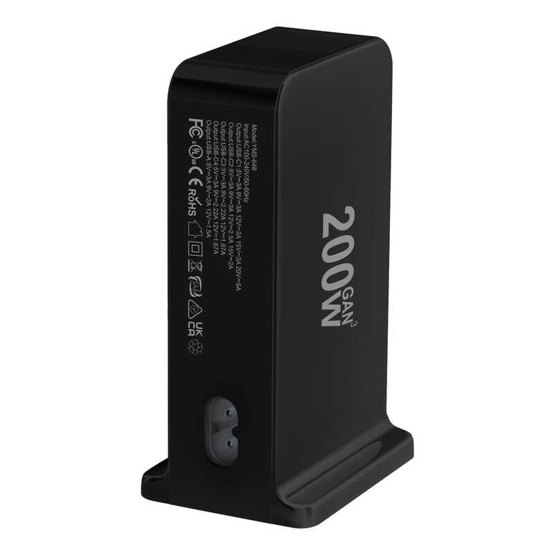 ❥ 200W 168W Desktop Gan Quick PD Charger 6 พอร์ต USB ประเภท C USA EU AUS UK ปลั