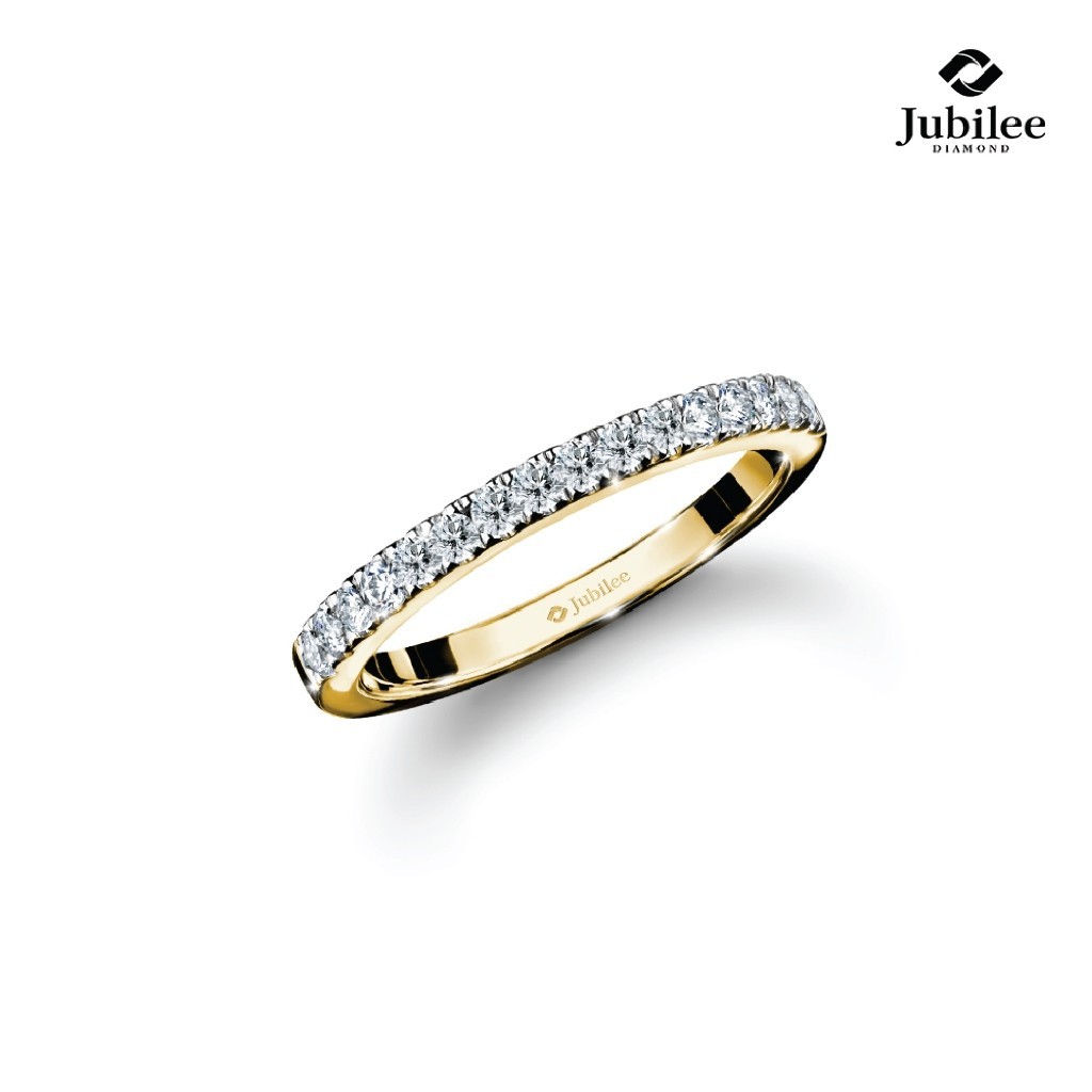Jubilee Diamond แหวนเพชร Diamond Line Ring เพชรแท้ เพชรน้ำ 99
