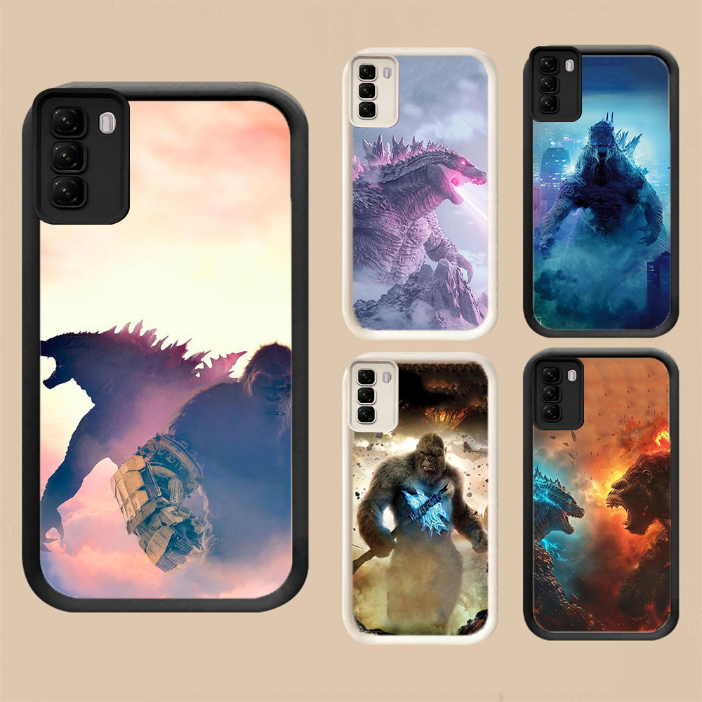 WA-30 Godzilla vs Kong ปลอกกันกระแทกสําหรับ Infinix HOT 50 Tecno POP Pova 5 8 9 Spark 20 ITEL P55 RS