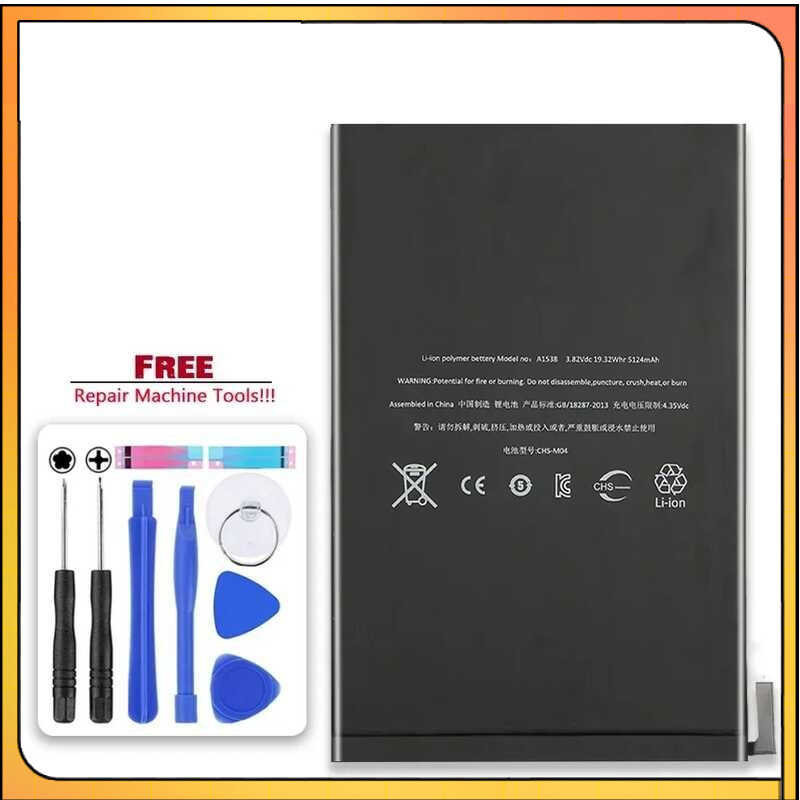 แอปเปิ้ล iPad Mini 4 มินิ A1538 A1546 A1550 แบตเตอรี่ความจุสูงเครื่องมือฟรีแบตเตอรี่