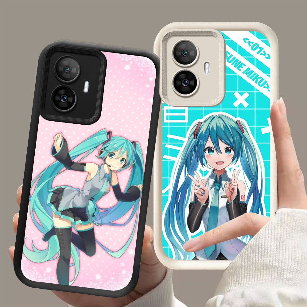 BK-11 Hatsune Miku เซอร์ไพรส์ปลอกสําหรับ OPPO Reno Realme Narzo C67 F25 10 11 13F 11F C55 N55 Pro 5G