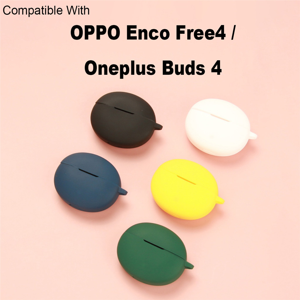 เคสหูฟังซิลิโคนสําหรับ Oneplus Buds 4 / OPPO Enco Free4 ฝาครอบหูฟังกันกระแทก Anti-scratch แขนป้องกันล้างทําความสะอาดได้กันฝุ่น