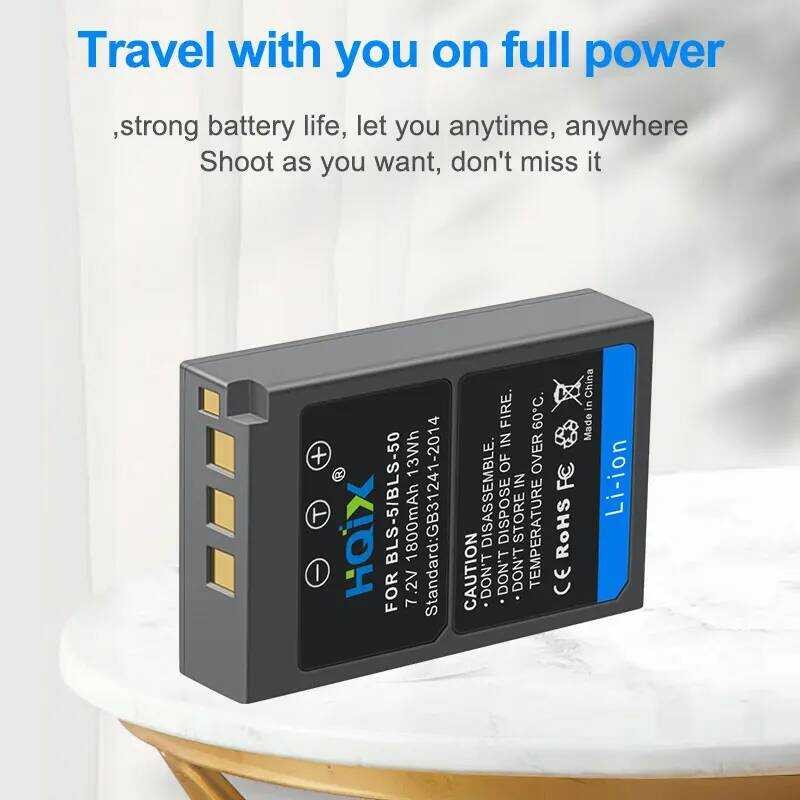 ❃ HQIX  สําหรับ Olympus E-M5 E-M10 Mark II III IV E-P7 Pm1 Pm2 Pl5 Pl6 Pl8 Pl9 Pl10 กล้อง Bls-5 ❃