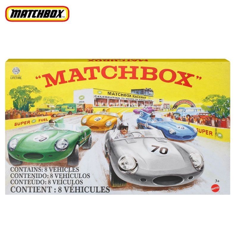 Matchbox 70th Anniversary Collection Set HPC03 Collector Series Gift Box Alloy Car ของเล่นเด็ก