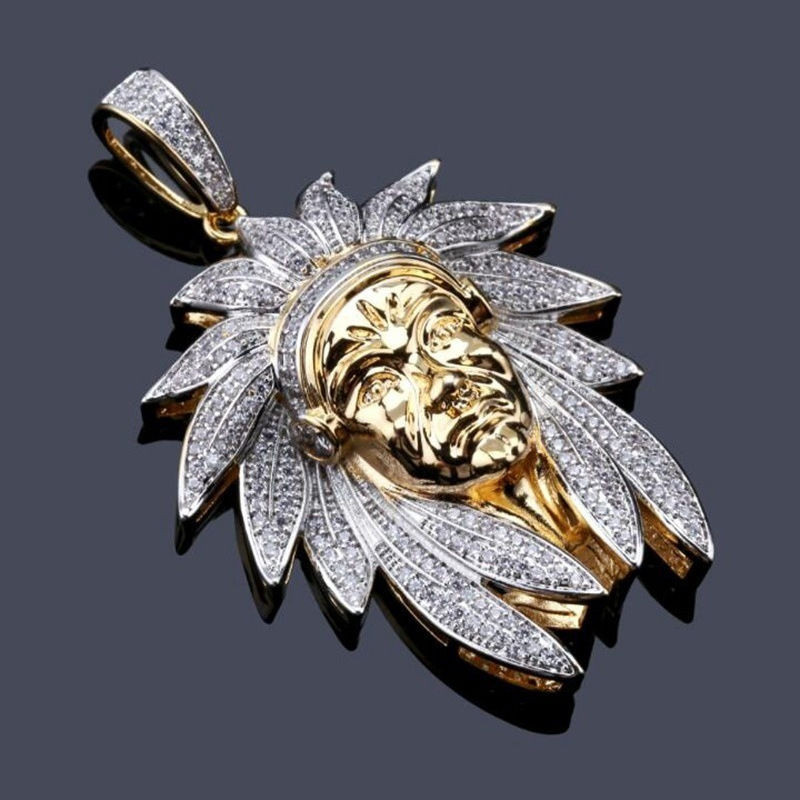 European and American Retro irt out outid headwear headant สร้อยคอ hip hop trend trend trend ของสร้