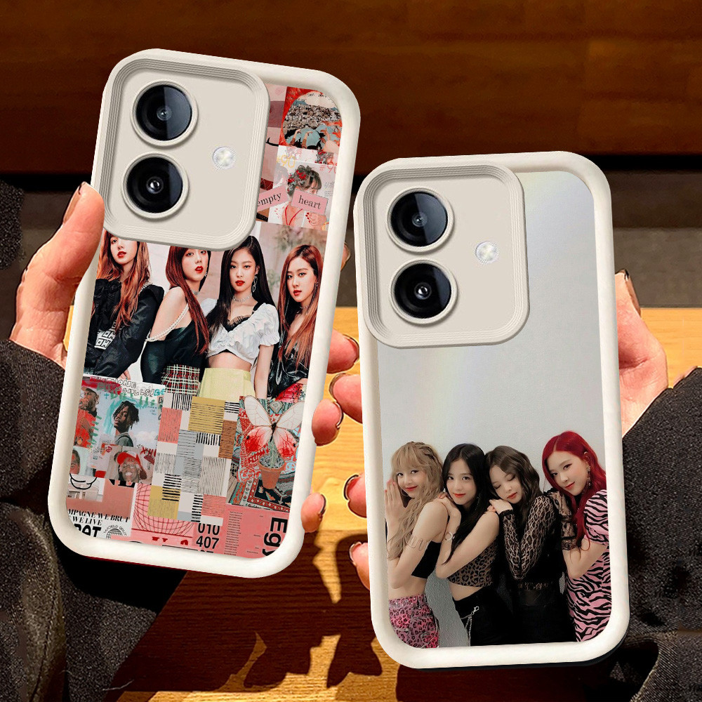 ปลอกสีขาวสําหรับ OPPO A3 A79 A3X A5 A5I Pro A5X 5G S66 BLACKPINK
