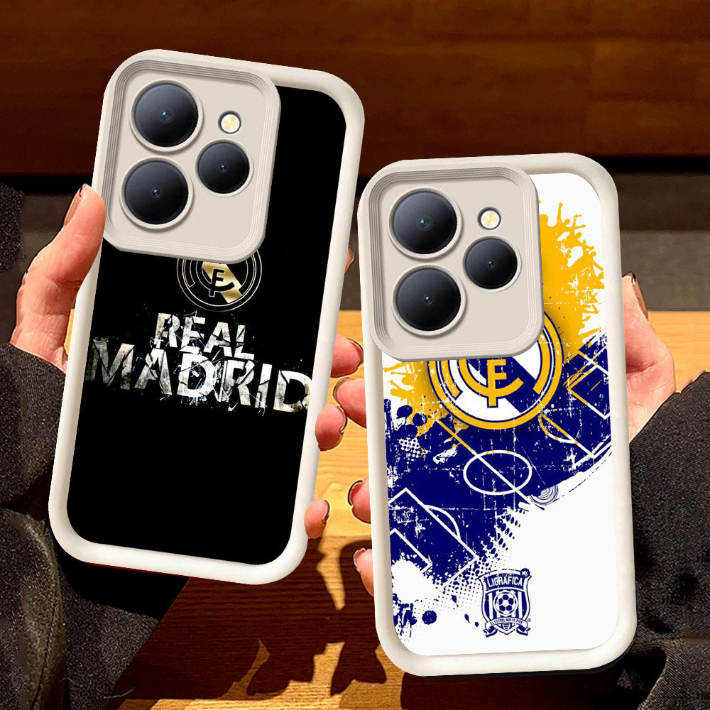 ปลอกสีขาวสําหรับ Tecno POP 8 Spark 30C GO1 GO1S GO GO GO2 9 20 Pova 5 4 7 6 Pro 2024 2023 Plus Camon