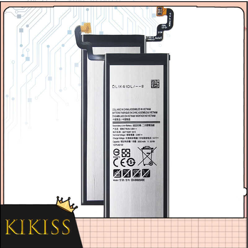Samsung GALAXY Note 5 N9200 N920t N920c Note5 SM-N9208 EB-BN920ABEOriginal แบตเตอรี่ 3000mAh