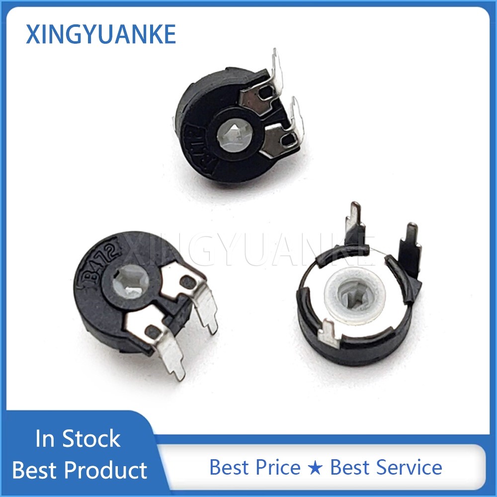 10 ชิ้น/ล็อตสเปน Potentiometer PT10 B1K 2K2 4K7 5K 10K 20K 22K 50K 100K 200K 470K 500K 1M แนวนอน Arr