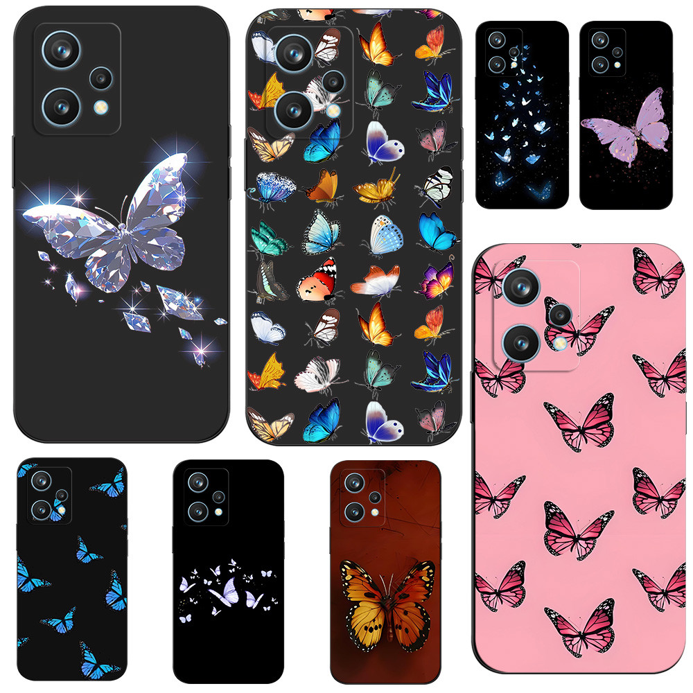 เคส Ribbon Realme 9 4G 5G / 9 Pro 5G / 9 Pro Plus 5G เคสโบว์ เคสผีเสื้อ เคสคล้องคอ เคสห้อยคอ เคสน่าร