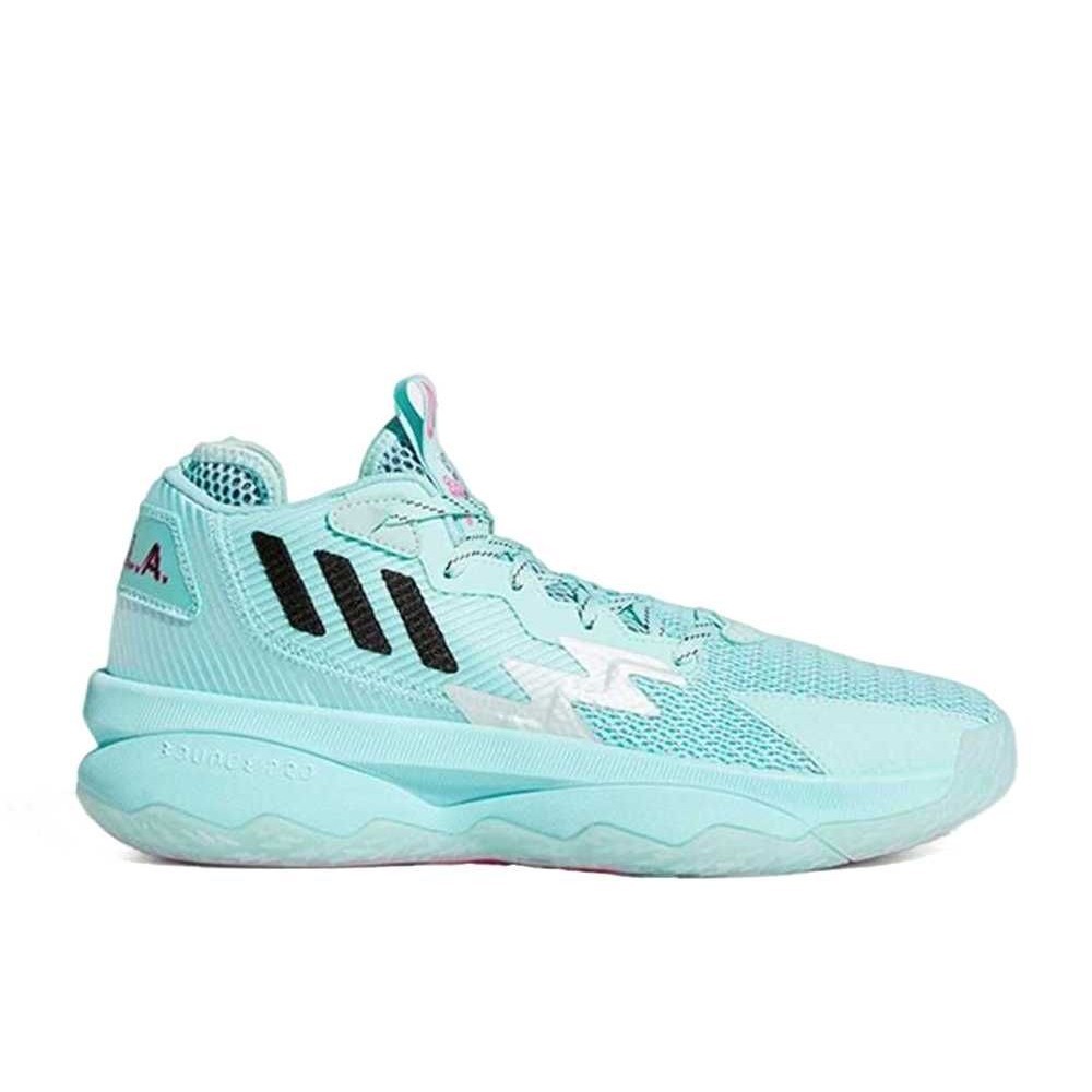adidas Dame 8 Energy Aqua Core Black Team Shock Pink Unused