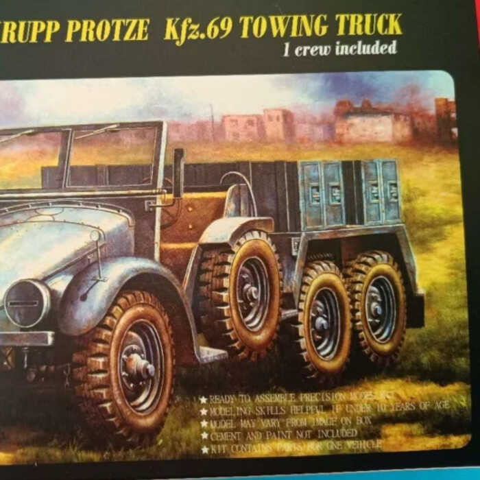 รถแทรกเตอร์ Caesar 7203 Krupp KFZ.69 พร้อมคนขับ