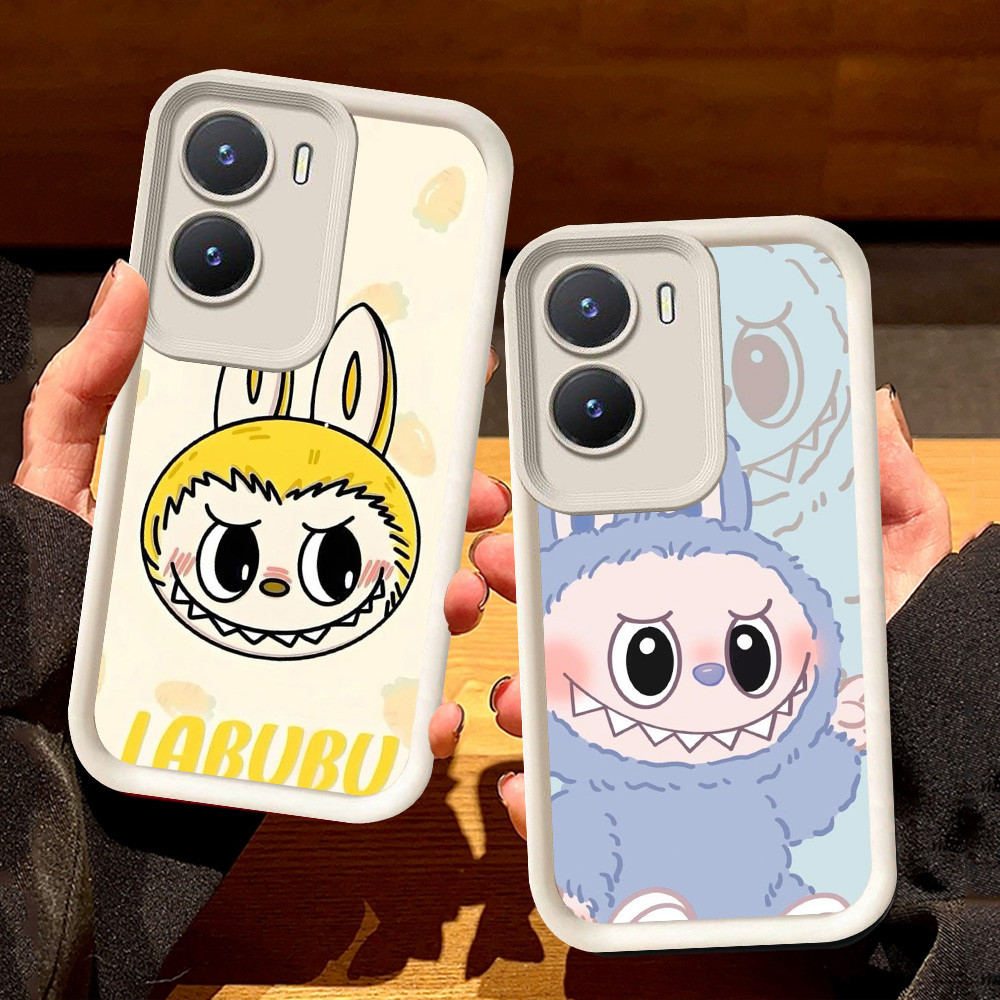 ปลอกสีขาวสําหรับ VIVO Y22 Y22s Y75 IQOO Z9 13 Z10 Y35 Z9X Y15a Y55 Y15s Y01 Y16 Y56 T4 5G S90 PUMPKI