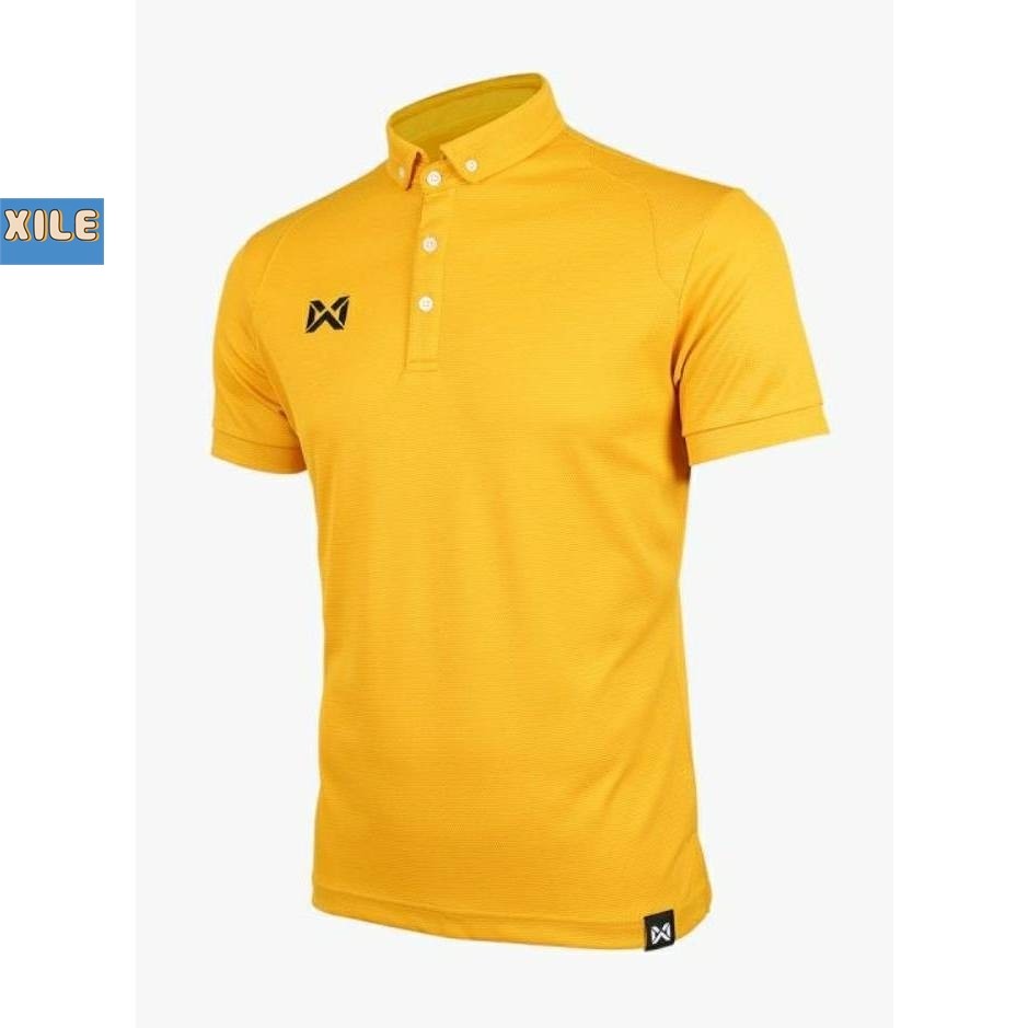 ****ของแท้ส่งไว*** WARRIX เสื้อโปโล ของแท้100% WA-3315 ( WA-PLAN15) เสื้อสีเหลือง CLASSIC POLO