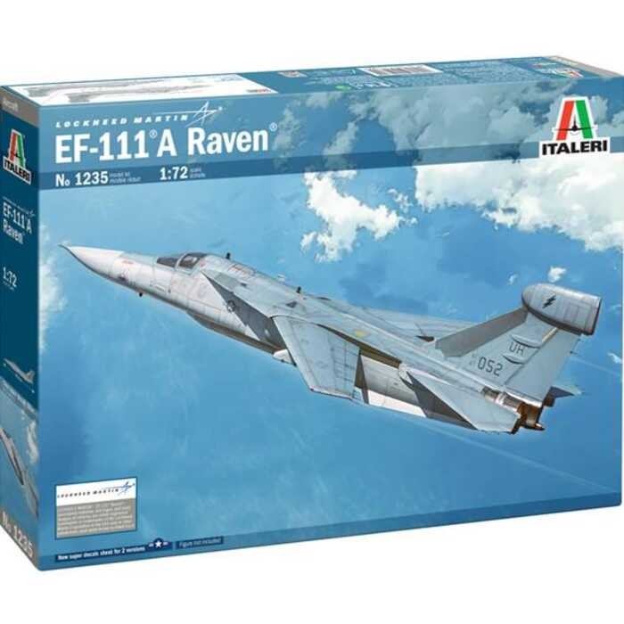 ITALERI 1235 1/72 เครื่องบินสงครามอิเล็กทรอนิกส์ EF-111A ของอเมริกา