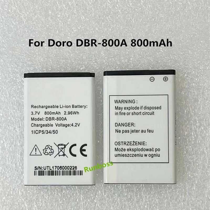 ❥ แบตเตอรี่3.7V 800Mah สำหรับ Dbr800a ของ Doro Dbr-800A แบตเตอรี่ส