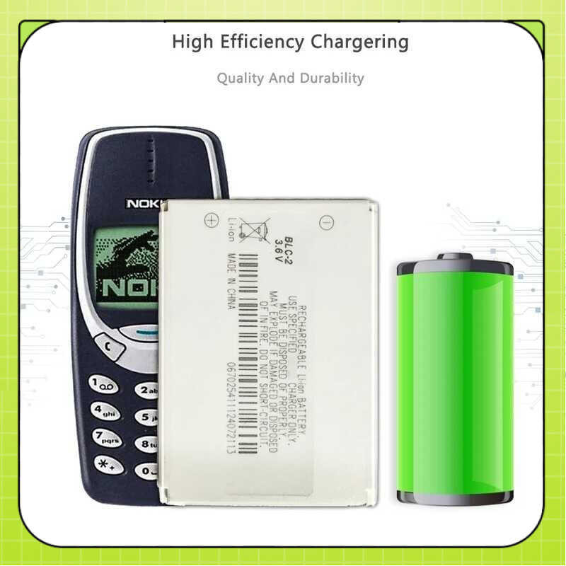 แบตเตอรี่โทรศัพท์มือถือ BLC-2 สำหรับ Nokia 5510 3530 3335 3686 3685 3589 3315 3350 3510 6650 6800