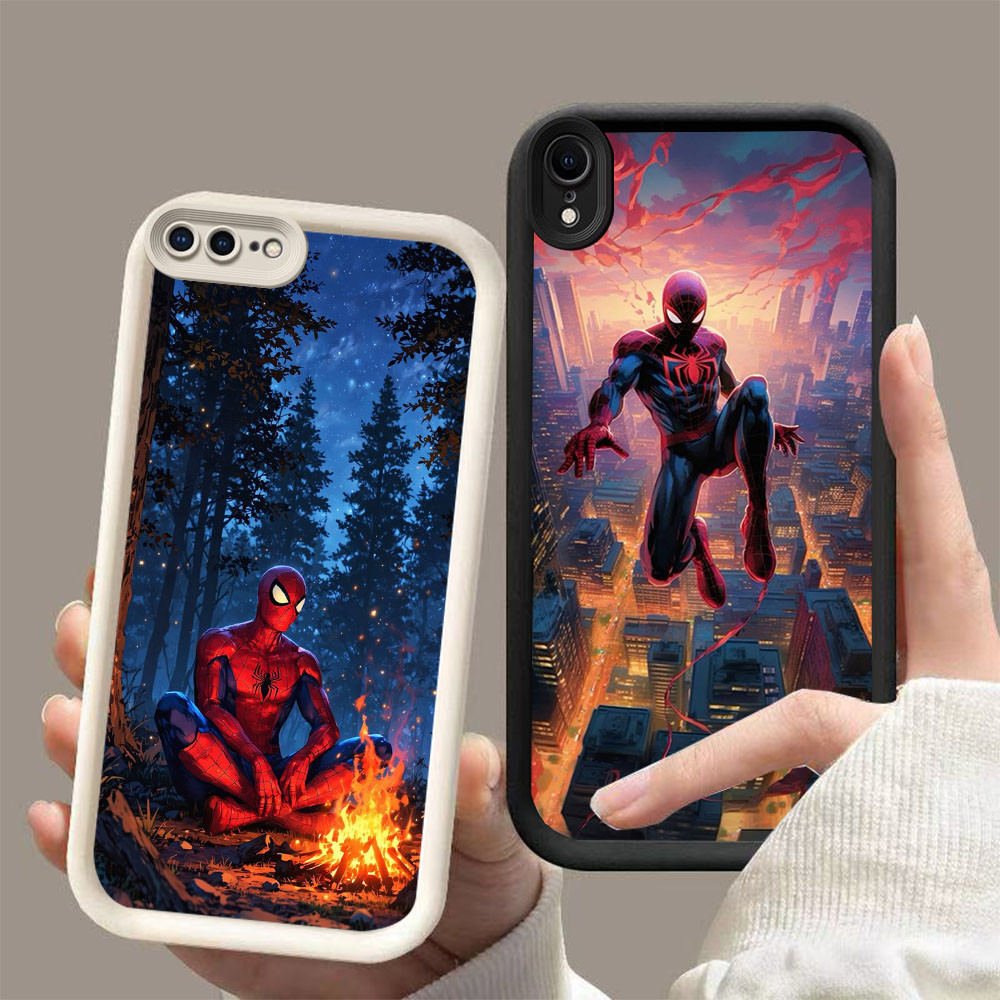 AA-29 spider man เคสกันกระแทกสําหรับ iPhone XR X XS 6 7 8 Max Plus