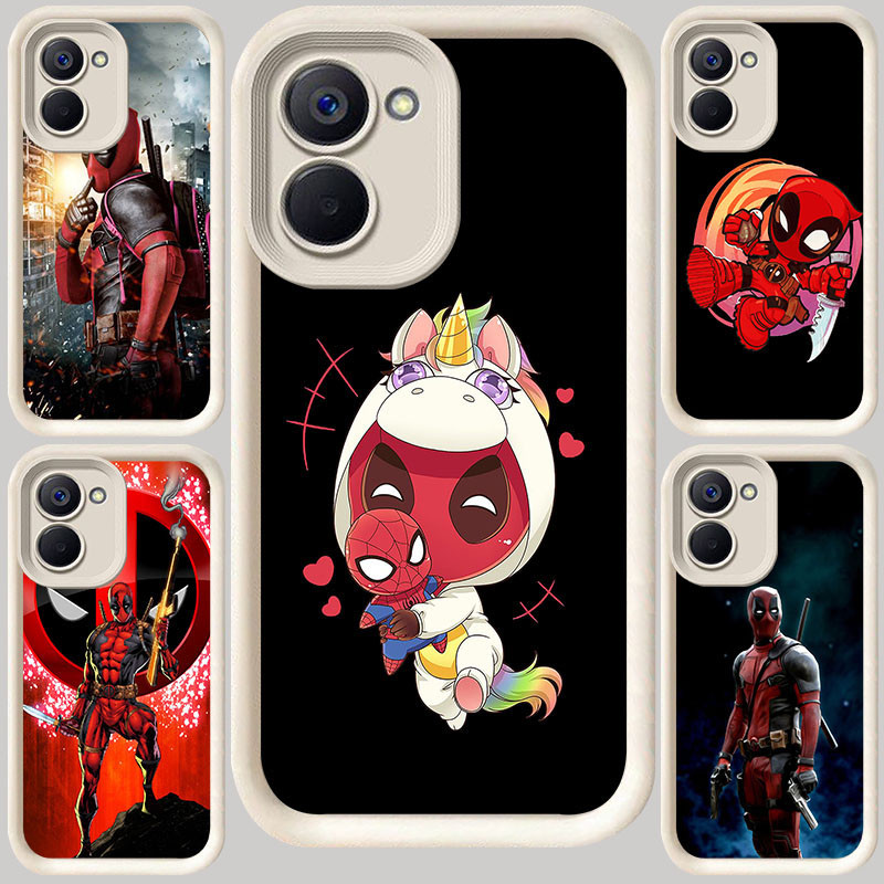 M-1 Deadpool ปลอกสีขาวสําหรับ VIVO Y18i Y28s Y27 Y03t Y03 Y18 Y28 Y27s Y36 Y17S 2024