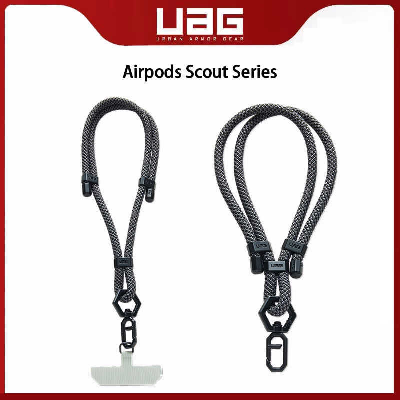 ❤ UAG สายรัดข้อมือพลเรือนแบบเดิมปรับได้สายชาร์จมือถือ-70ซม./70มม. สายโทรศัพท์เชือกพาราคอร์ด