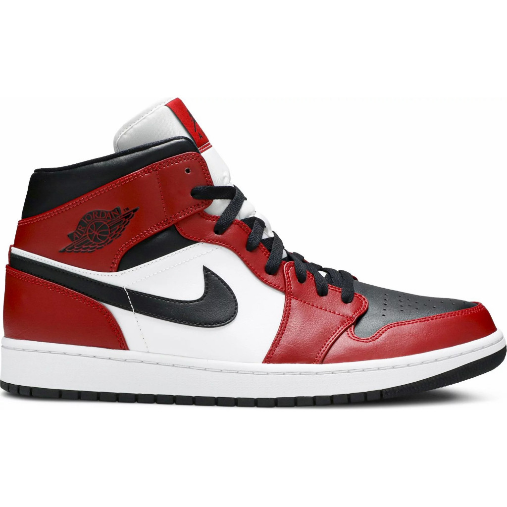 PROSPER - Air Jordan 1 Mid Chicago Black Toe