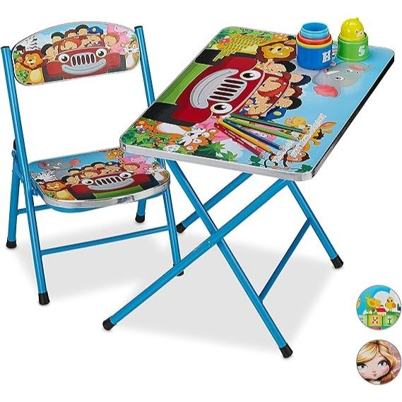 hot🔥การประกันคุณภาพ🔥 import Kids' Study Table With Chair Writing Table Children's Study Table Com