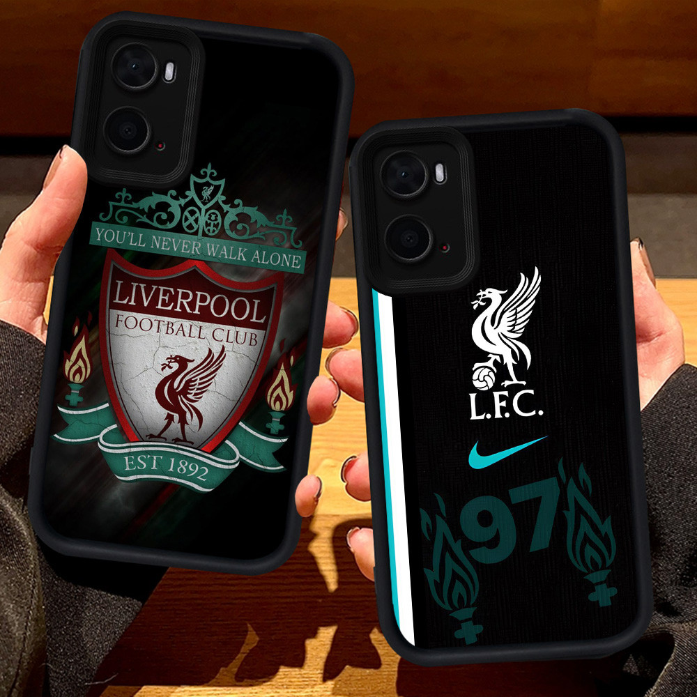 S126 L-Liverpool Casing สําหรับ OPPO A57e A96 A77s A57s A36 A77 A57 A76 สีดํา