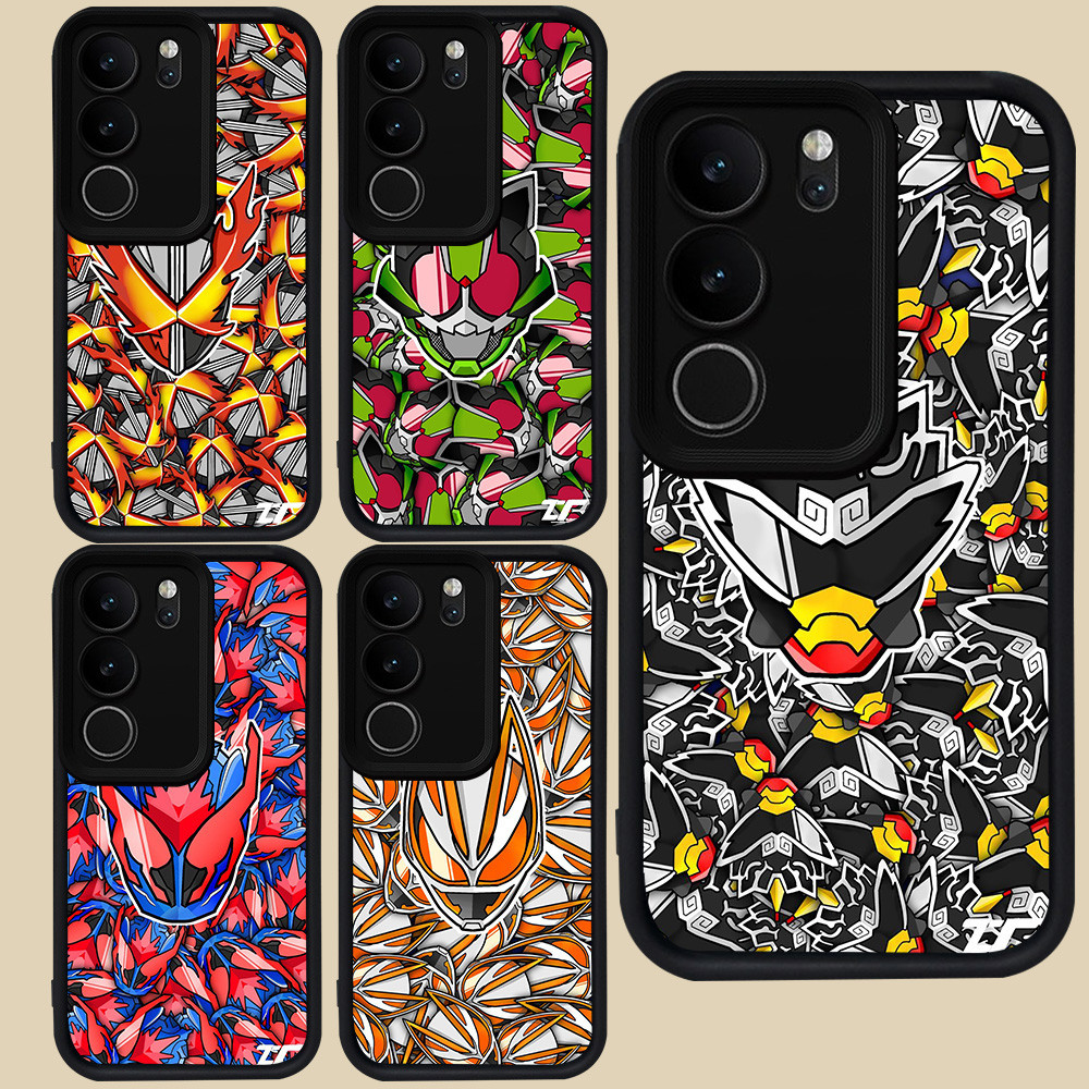 ปลอกสีดําสําหรับ Infinix HOT Note 50X 60 60i 50 50S 50i Pro Plus 5G R96 Kamen Rider