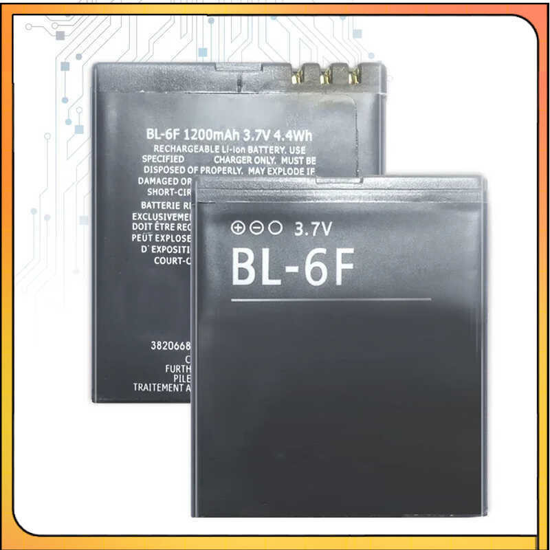 BL-6F 1200mAh Battery For Nokia N78 N79 N95 6788 6788I BL 6F