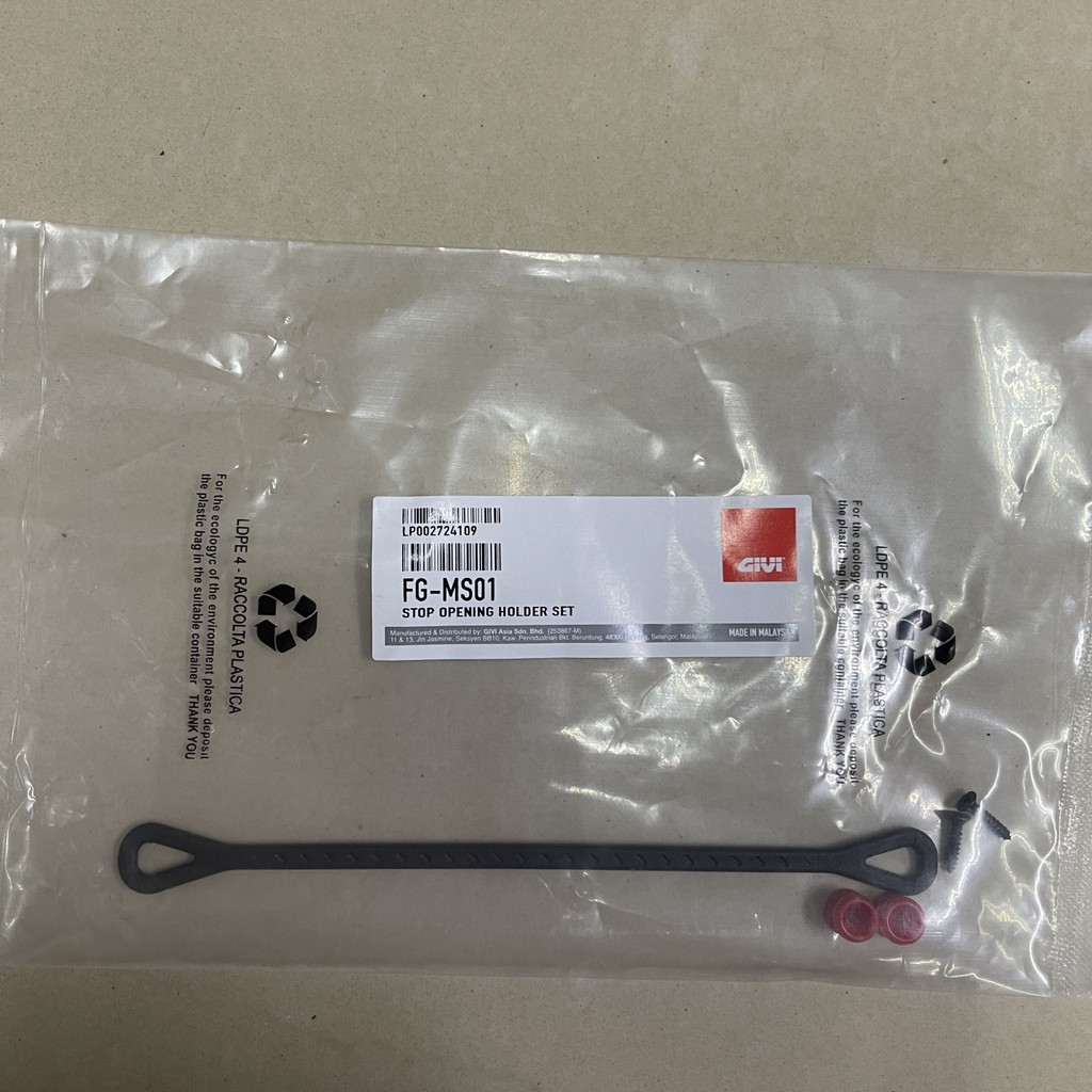 GIVI STOP OPENING HOLDER SET FG-MS01 GIVI MS01 GIVI BOX SPARE PARTS BENDA GANDUNG DEKAT GIVI BOX G