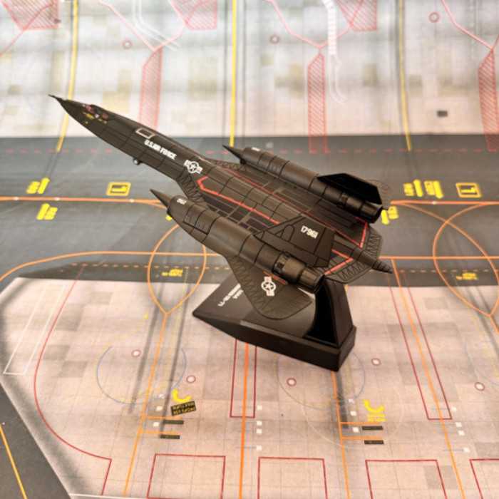 Nsmodel1: 144 American SR71 Blackbird Reconnaissance Aircraft Simulation Alloy Aircraft Fighter Mili