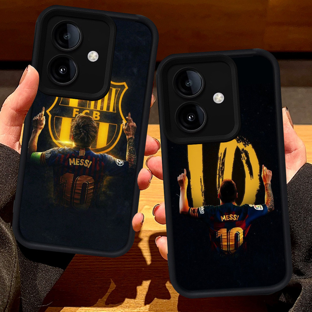 S61 Lionel Messi Casing สําหรับ OPPO A79 A3X A3 A5 Pro A5X 5G สีดํา