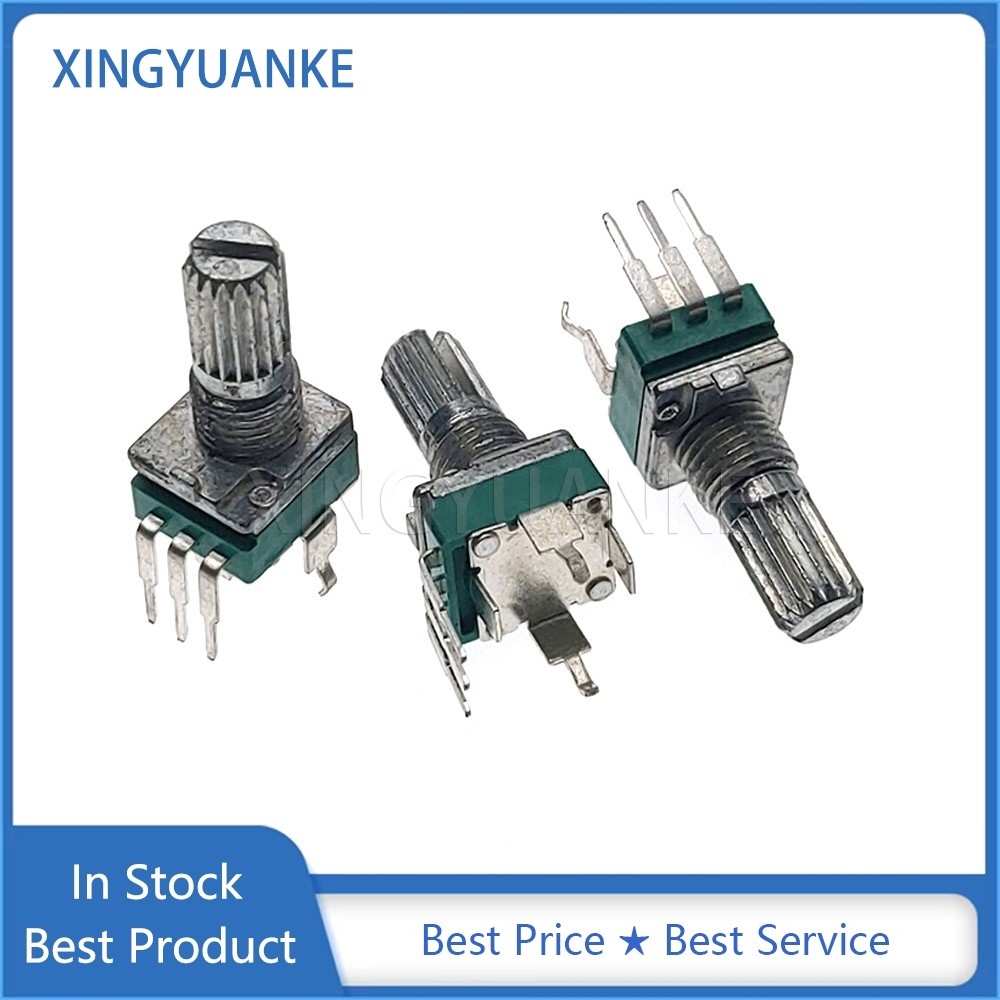 5 ชิ้น/ล็อตปิดผนึก 3-Pin RK097N เดี่ยวแนวตั้ง Potentiometer วงเล็บ C10K C20K C50K C100K C500K C103 C