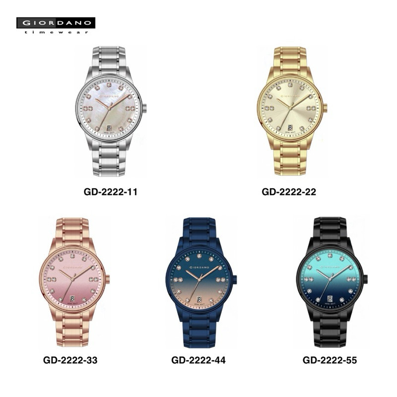 นาฬิกา Giodano รุ่น GD-2222 สำหรับผู้หญิง