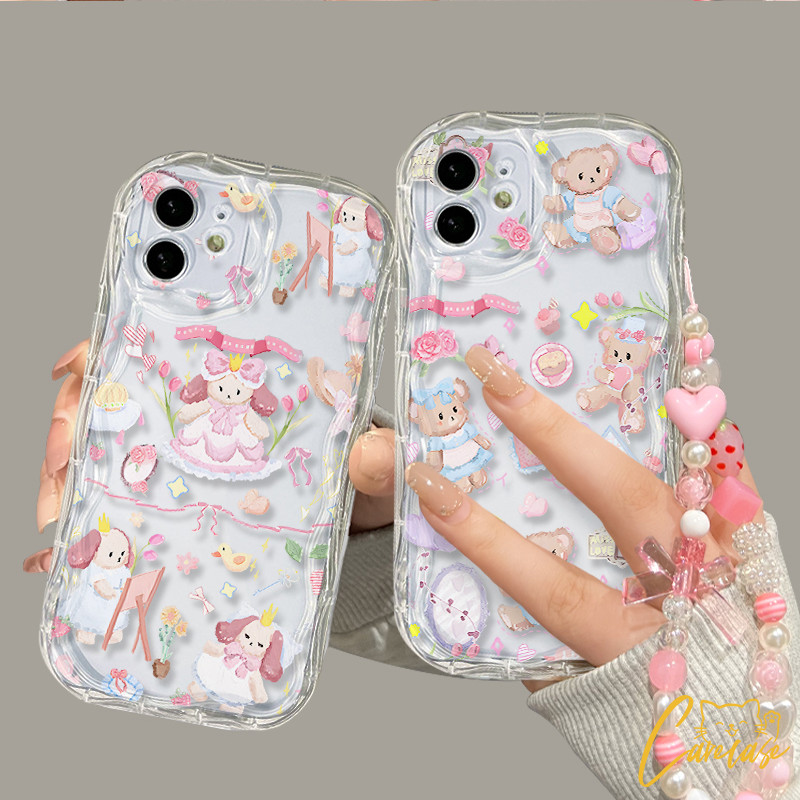 สําหรับsamsung A31 Samsung A32 Samsung A33 Samsung A34 Samsung A50S A30S Samsung A51 Samsung A52S A53 A54 A71 A72 A73 น่ารักสัตว์น้อยน่ารักแมวสุนัขกระต่ายสร้อยข้อมือกันฝุ่น